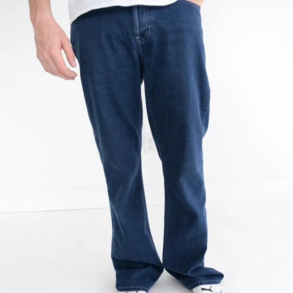 Vintage Tommy Hilfiger Dark Wash Flared Leg Denim Jeans Size 30 - Picture 3 of 13